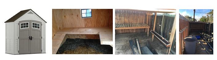 Barns - Pen Setup Gates & Shelters 101 - 13 Goat Lounging or Storage Option