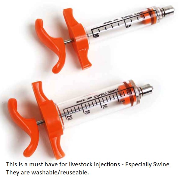 Reusable Livestock Syringes