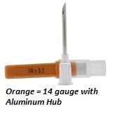 Needle 14 Gauge Aluminum Hub